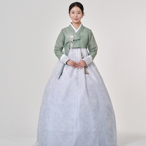 ミン韓服 507番 高級 ホンジュ 女性 結婚式 お呼ばれ 大人 女性 上品な 伝統 オーダーメイド 韓服