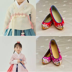 女の子 子供韓服 アクセサリー 靴 ベルト 追加構成商品
